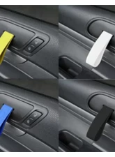 Rennline RS Style Door Pulls Volkswagen MK4 Golf | Jetta 1997-2007                                     - DH19      BLK.BLK - Image 4